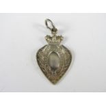 An Edwardian silver Perrier Jouet Cup prize fob medallion awarded to 3rd L R V, Liet W Gillespie,