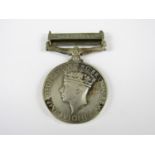 A George VI General Service Medal, clasp Palestine, to 3311553 FSR J McKechnie, Royal Irish