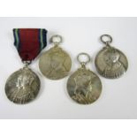 Four various Coronation Medals