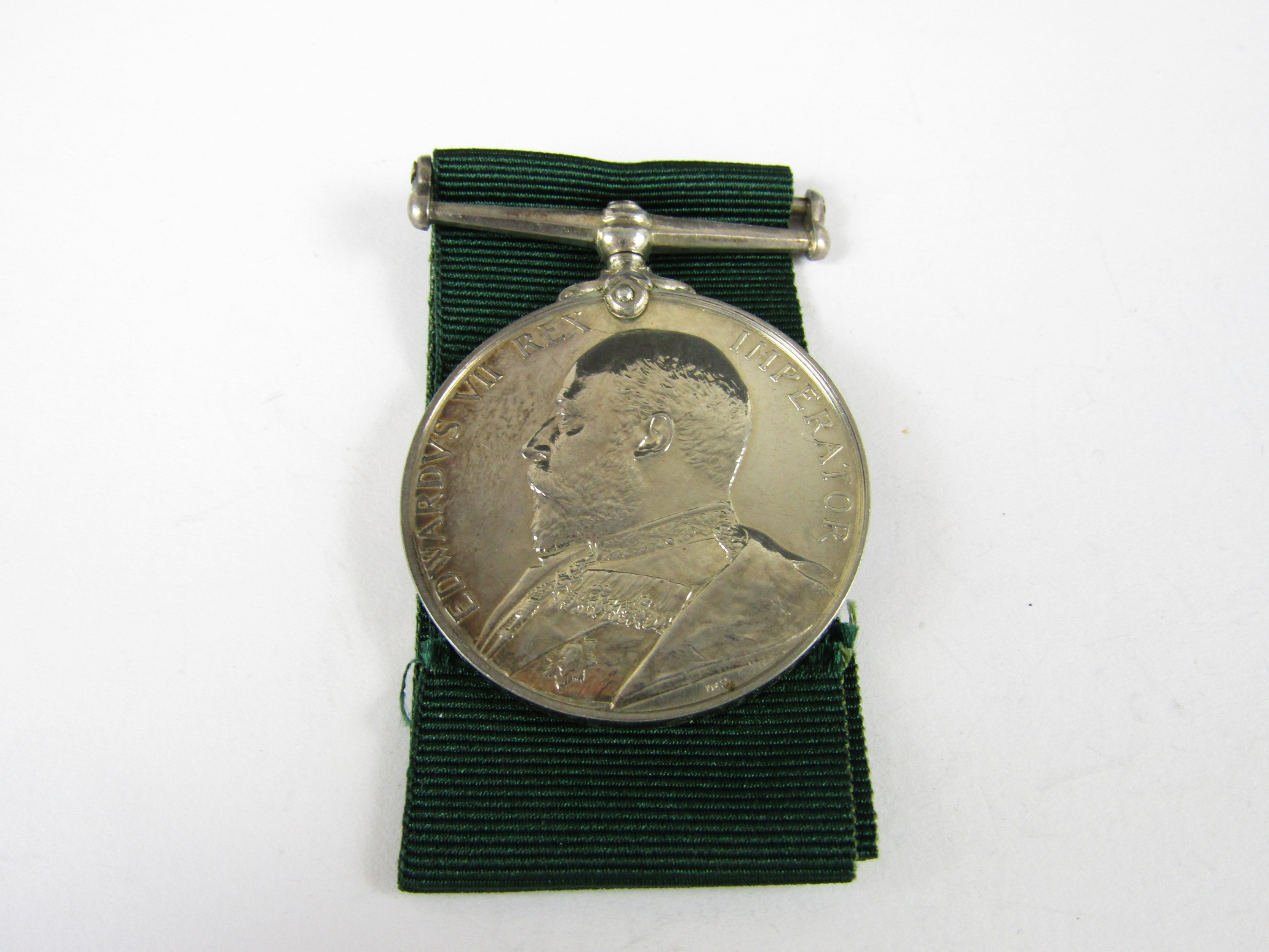 An Edwardian Volunteer Long Service medal to 6508 Sgt J Jolly, 1st V B Gordon Highrs