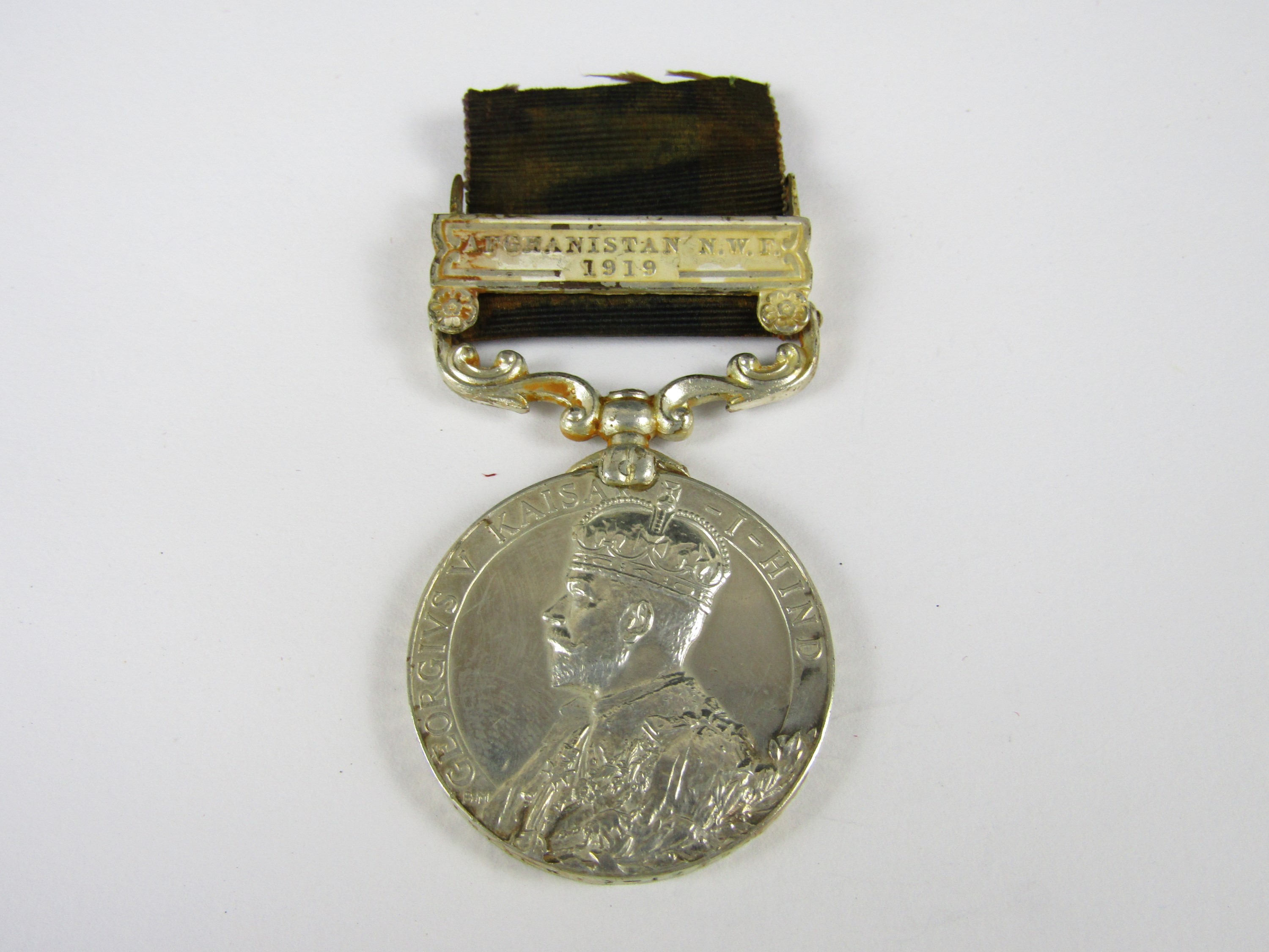 A George V India General Service Medal to Lieut J A Simpson, 3-124 Baluch Infantry