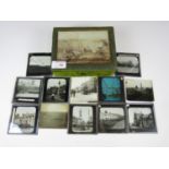 A Victorian trinket box bearing a photograph under glass depicting Brampton, together with a