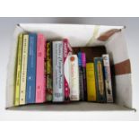 A box of books including Chintz Collectors Handbook and Beswick Pottery etc
