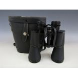A pair of cased Prinz 16 x 50 binoculars
