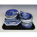 A quantity of Spode Italian ware pin trays etc