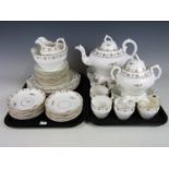 A quantity of Victorian tea wares