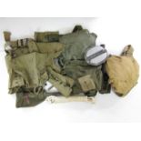 A quantity of largely Second World War US kit