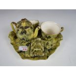 A Royal Winton tea set for one (a/f)