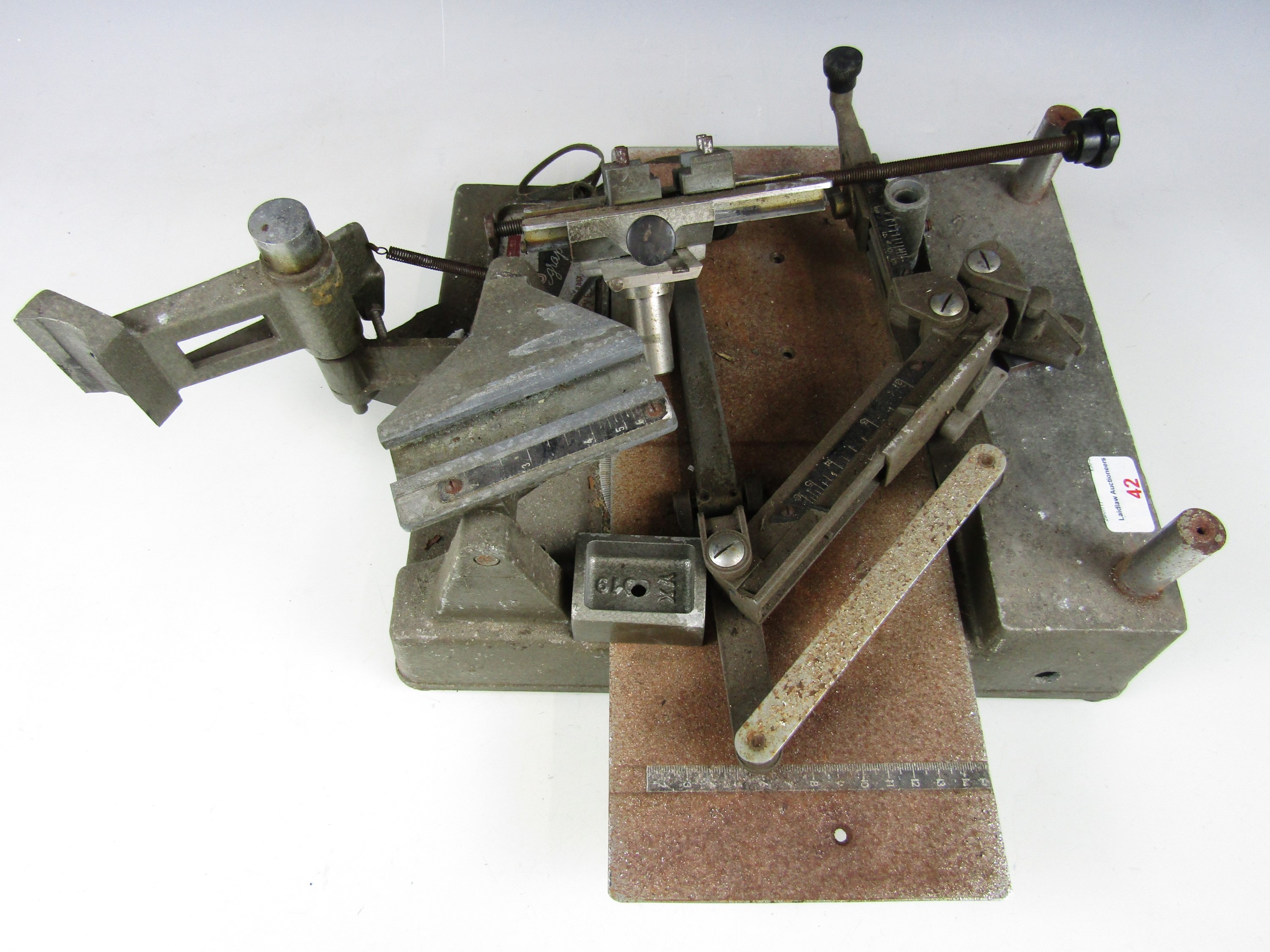 A vintage French Gravo Graph 52332 engraving machine