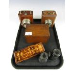 Sundry collectibles including two vintage Ever Ready wooden hand lamps, an Advance Systems oak