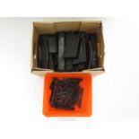 A quantity of military gun magazines and clips