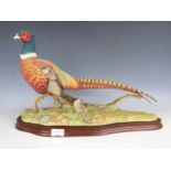 A Border Fine Arts figurine Autumn Glory depicting a male pheasant, B0488, limited edition of 950