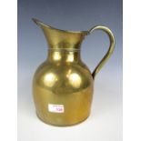 A large brass ewer