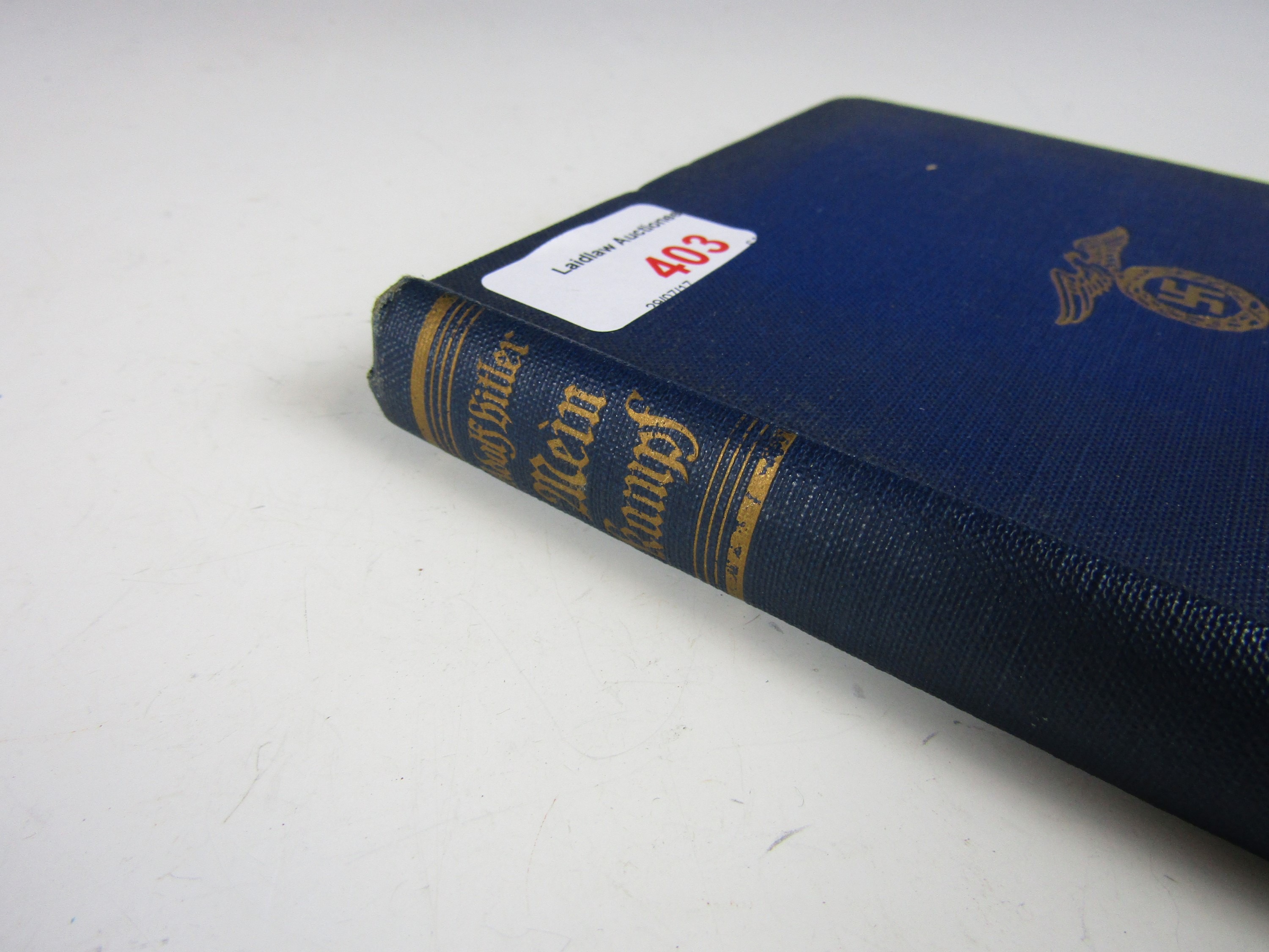 A 1942 English edition of Hitler's Mein Kampf - Image 3 of 3