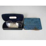 Second World War respirator spectacles and anti-gas ointment