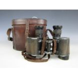 A cased set of Second World War RAF binoculars