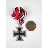 A reproduction German Third Reich Knights' Cross etc