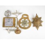 A Guards accoutrements badge, buckle etc