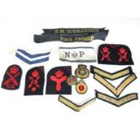 A quantity of Naval insignia