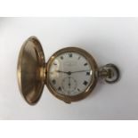 An early 20th Century 'Quarter Repeater' hunter pocket watch by Thomas Russell and Son, in a