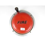 A British military Perry Barr Metal Co wall mounting fire alarm bell