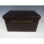 A selection of four Service de Chambre boxes