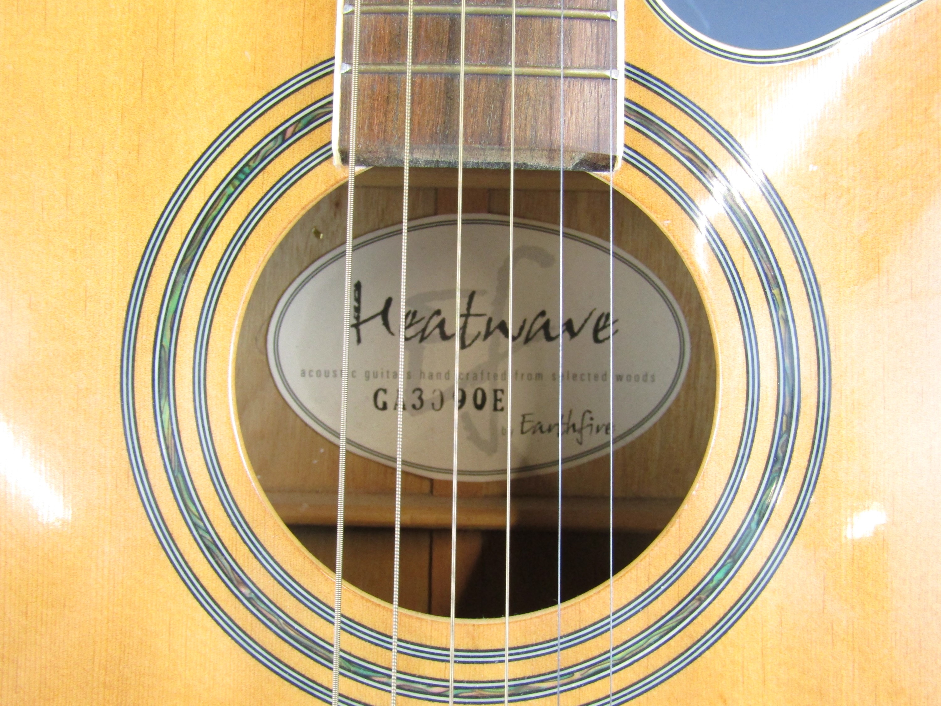 An Earthfire Heatwave acoustic guitar - Image 2 of 3