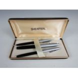 A vintage cased Shaefer pen and pencil set