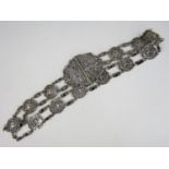 An early 20th Century electroplate 'nurses' belt