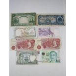 A quantity of GB and world banknotes