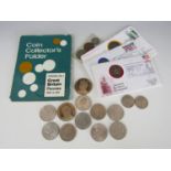Sundry coin covers and coins