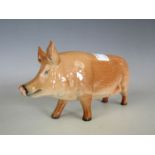 A Royal Doulton sow figurine