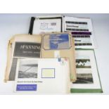 A quantity of naval first day covers together with bridge ephemera and airline memorabilia