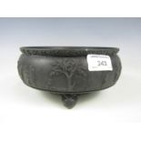 A Wedgwood black basalt bowl