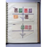 A vintage Stanley Gibbons 'Swing-O-Ring' stamp album containing a British Commonweath