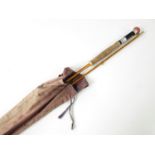 A vintage 9'6 split cane fly fishing rod