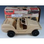 A boxed vintage Action Man German Staff Car