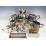 A large quantity of electroplate including a Victorian EPBM tea service