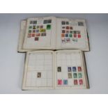 Two early 20th Century philatelic albums including The Lincoln Stamp Album and The Triumph Stamp