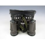 A cased pair of Miranda 8 x 40 binoculars