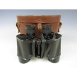 A cased pair of Carl Zeiss 12 x 40 binoculars