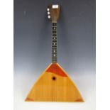 A vintage balalaika