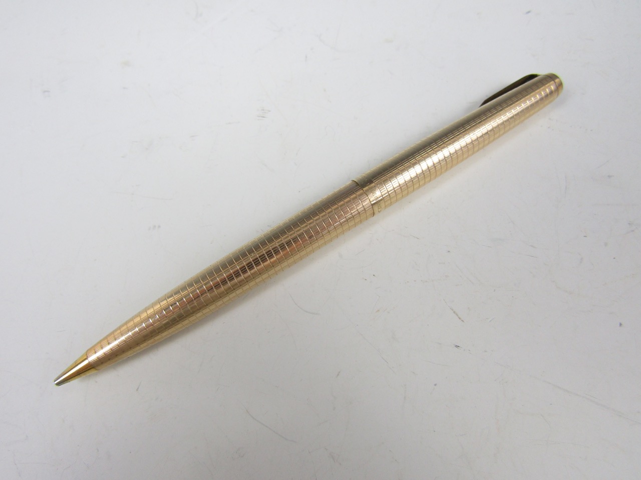 A cased 1960s Parker rolled-gold fountain and ball-point pen set, together with a similar set and - Image 3 of 3