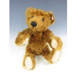 A Steiff limited edition Cinnamon the £110,000 Bear, No. 74, made exclusively for Danbury Mint, with