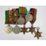 Eight Second World War campaign medals