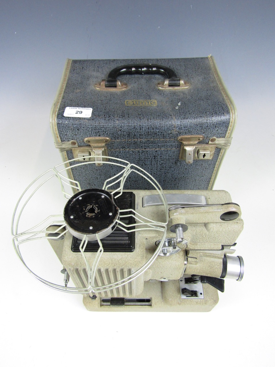 A vintage cased Austrian Eumig projector