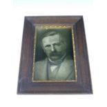 A J. H. Barratt & Co portrait tile of David Lloyd George, Prime Minister 1916-1922, designed by