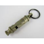 A 1915 dated Hudson Beaufort type ""trench"" whistle