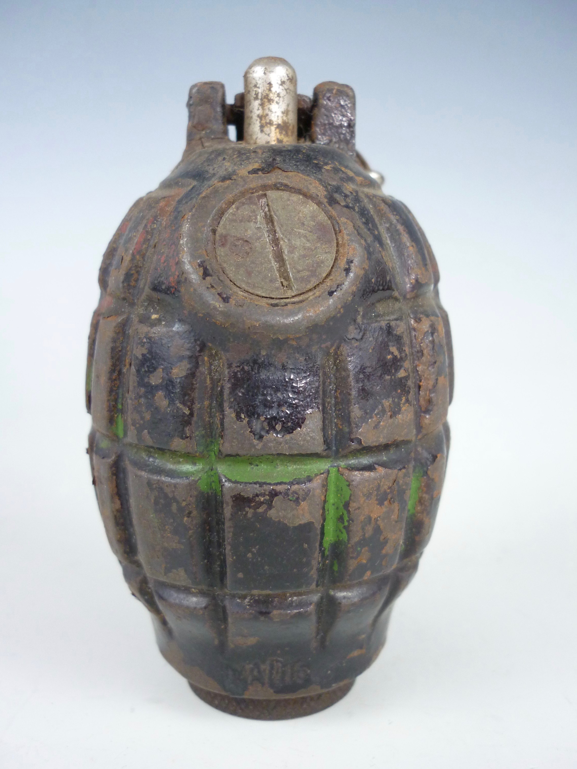 An inert Second World War No 36 (Mills) Grenade