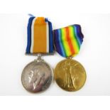 A British War and Victory Medal pair to 18428 A Cpl P W Swallow, The Queen's Regiment